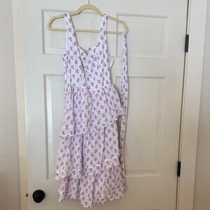 Jcrew floral Tiered Dress